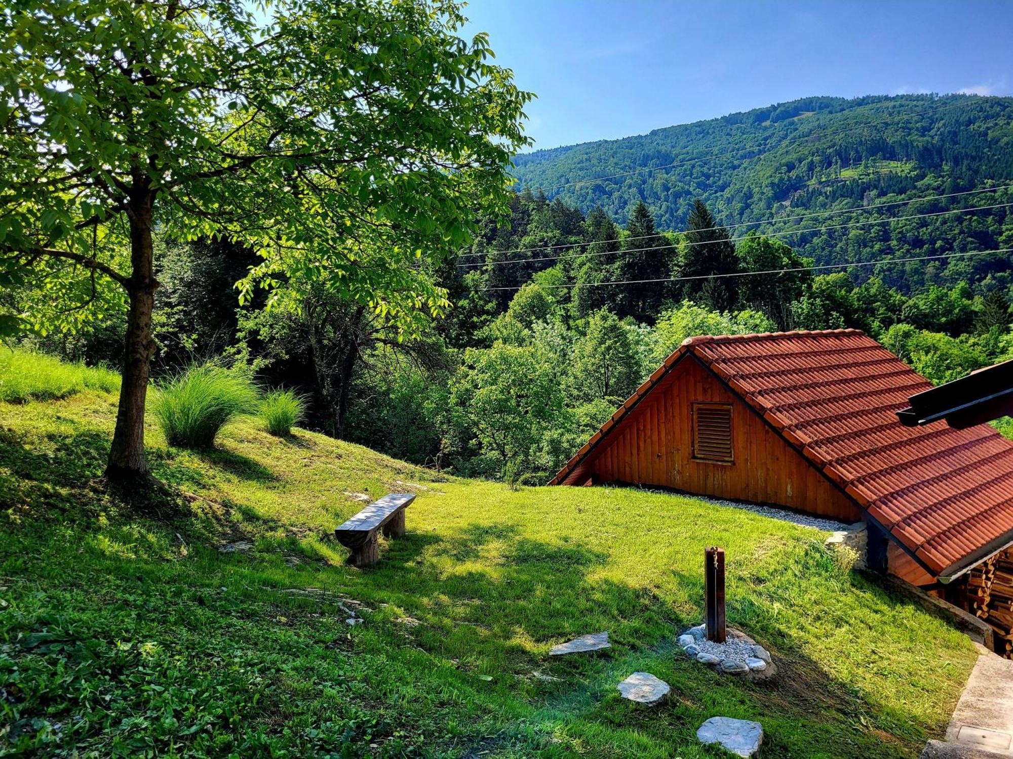 Cukova Bajta Villa Most na Soči Exteriör bild