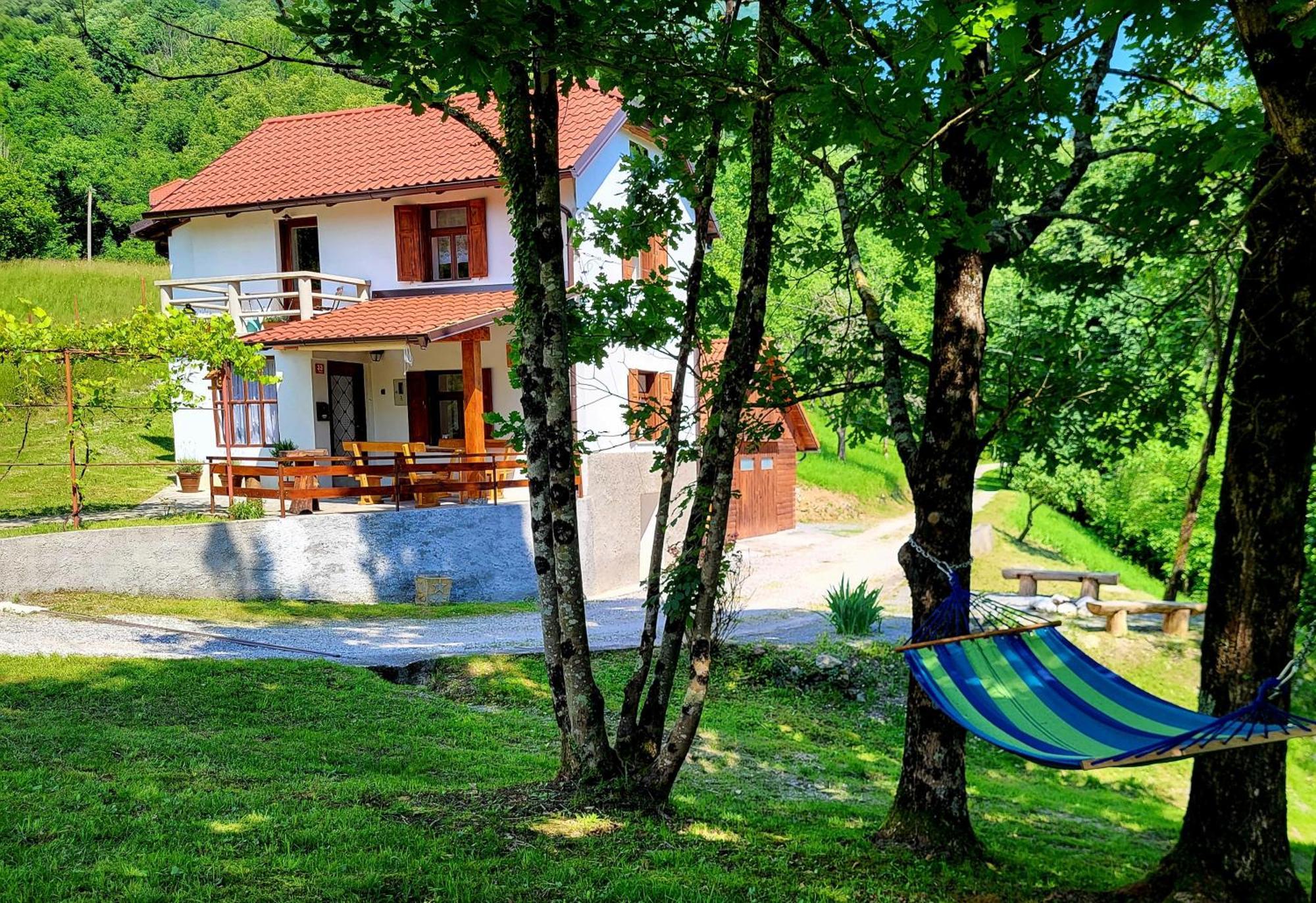 Cukova Bajta Villa Most na Soči Exteriör bild
