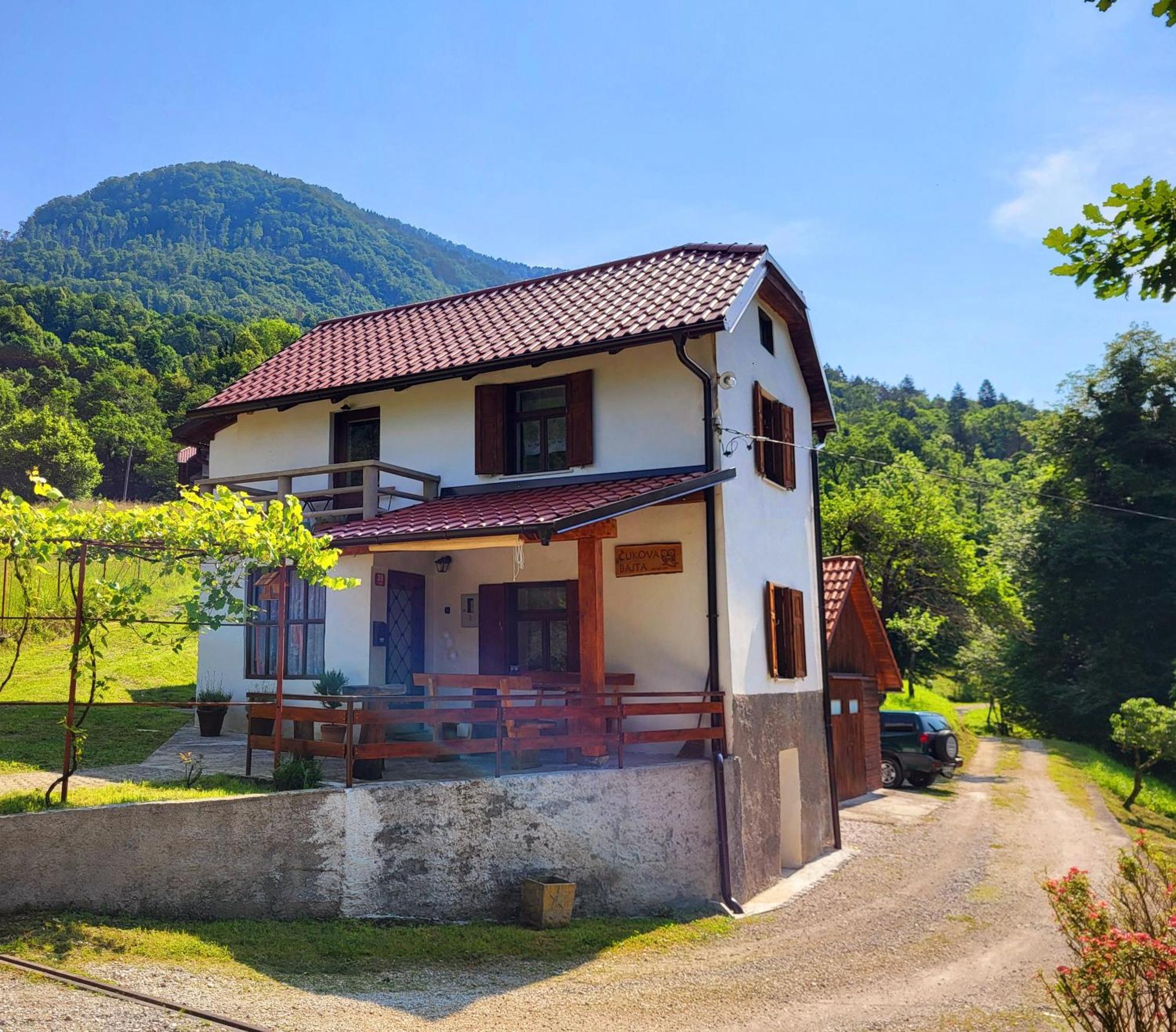 Cukova Bajta Villa Most na Soči Exteriör bild