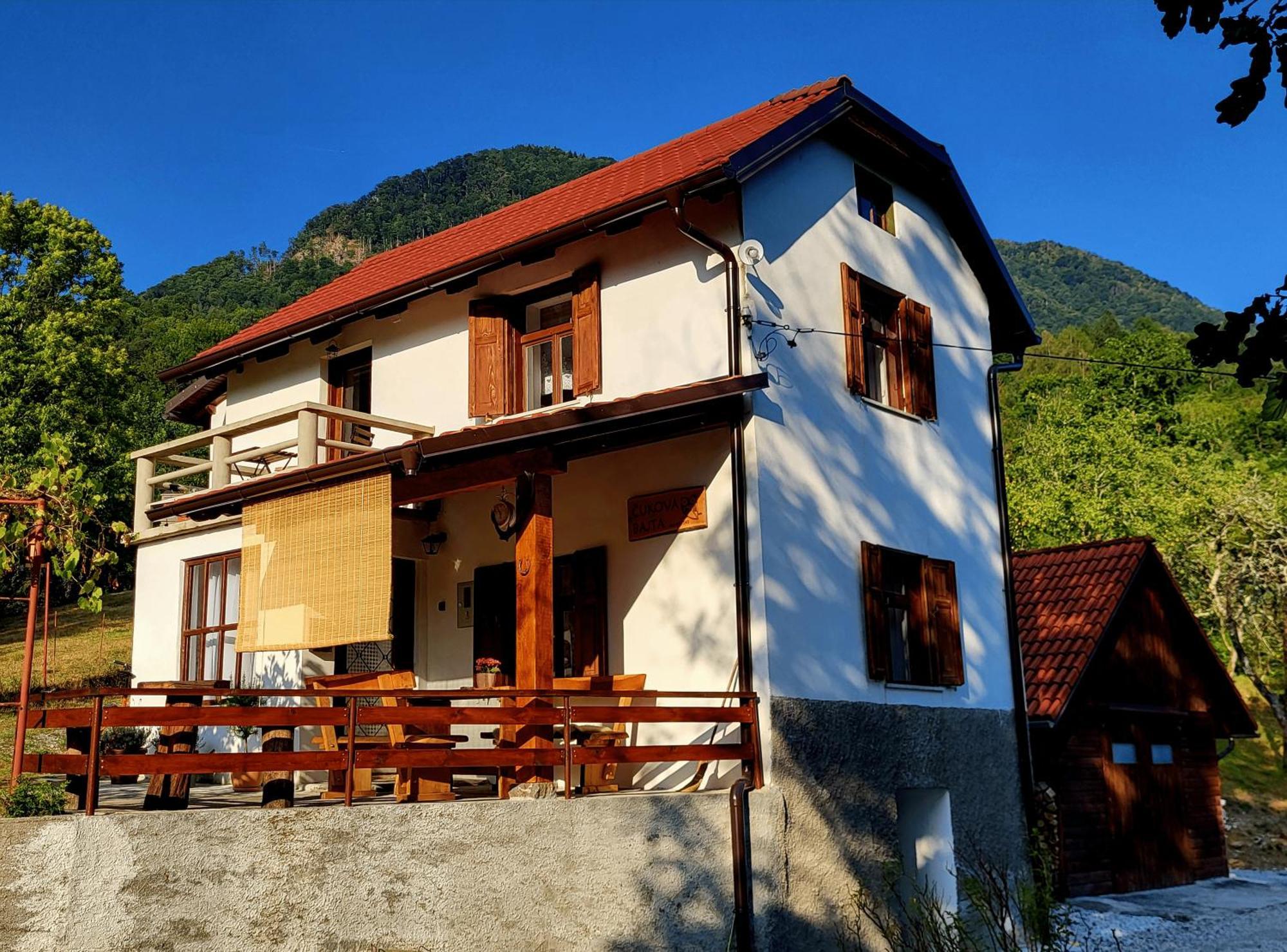 Cukova Bajta Villa Most na Soči Exteriör bild
